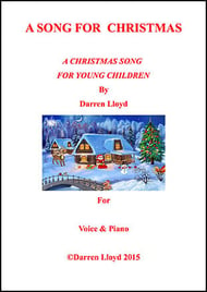 A song for Christmas Unison choral sheet music cover Thumbnail